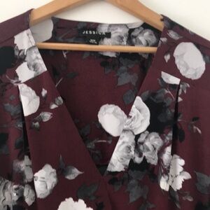 Jessica floral blouse size Medium